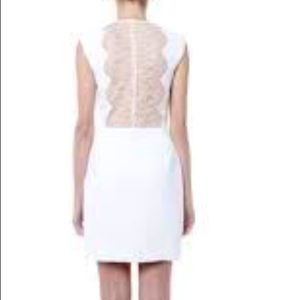 SOLD Sandro Paris mini dress with lace back